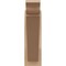 Ekena Millwork 8-in W x 30-in D x 36-in H Trad  Rough Cedar Woodgrain TimberThane Outlooker, Primed Tan OUTUR080X30X36TRA04RCPR - alternate 5